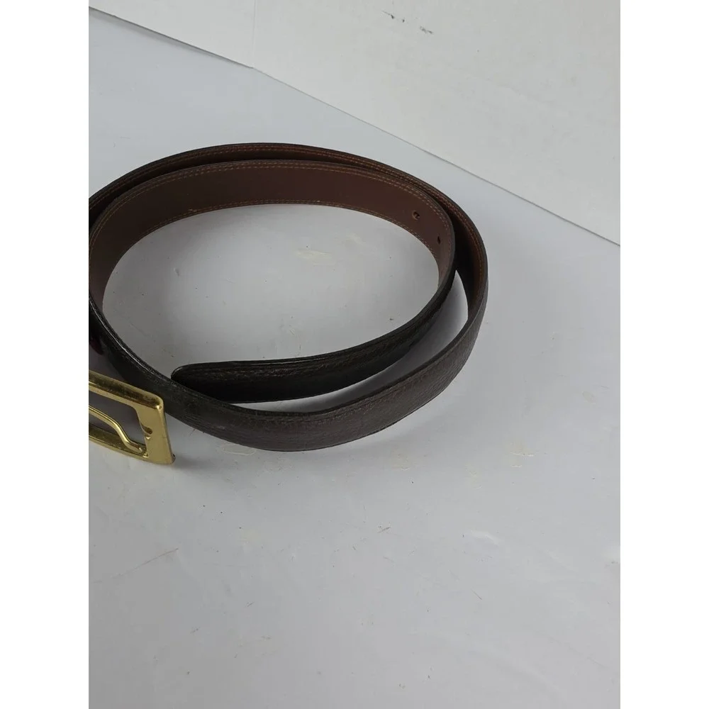 Cole Haan Leather Belt 36 Brown 1 1/4